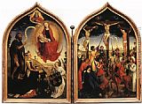 Rogier Van Der Weyden Canvas Paintings - Diptych of Jeanne of France